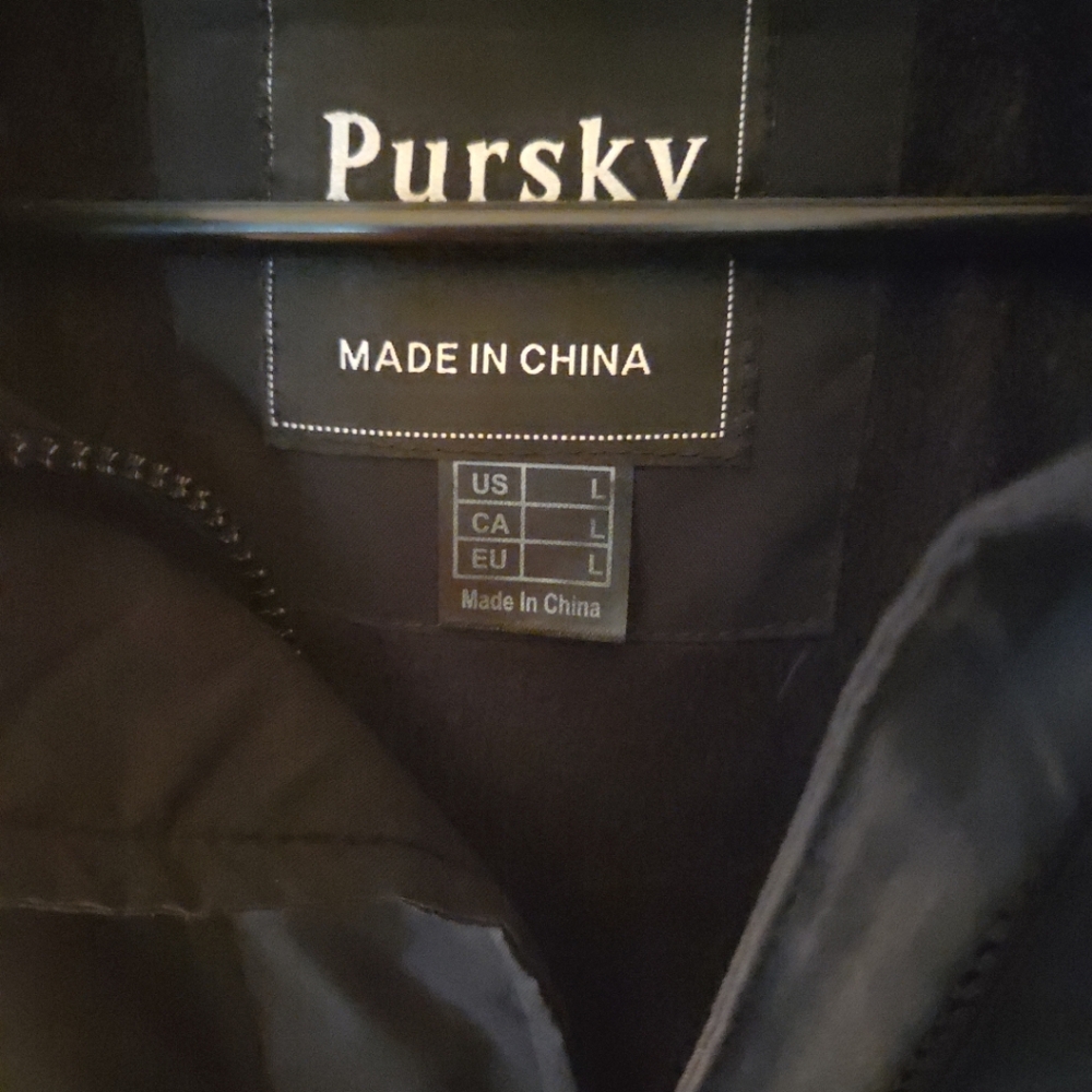 Pursky Womens Black Puffer Jacket